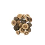 Fotografia macro de frutos verdes de Citrus aurantium