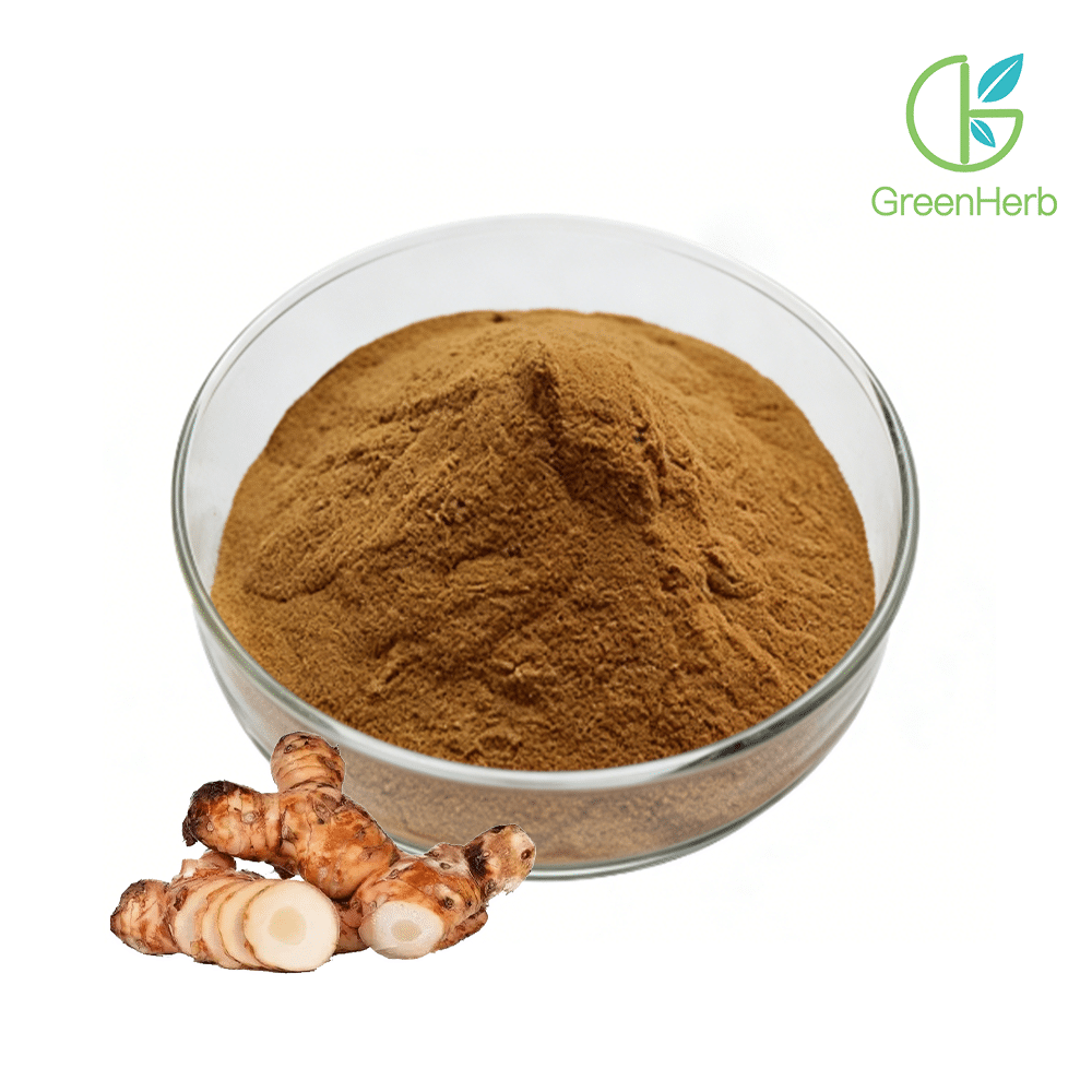 Jerusalem Artichoke Powder close-up of loose powder Jerusalem Artichoke Powder close-up of loose powder