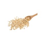 Fotografia macro de grãos de aveia (Avena sativa)