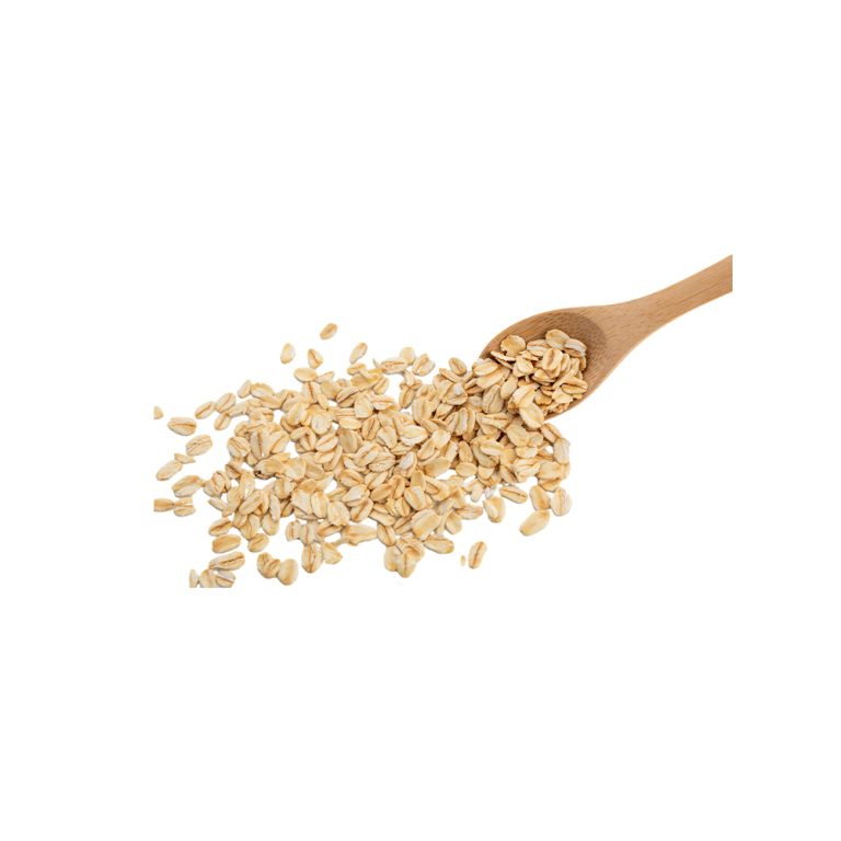 Fotografia macro de grãos de aveia (Avena sativa)