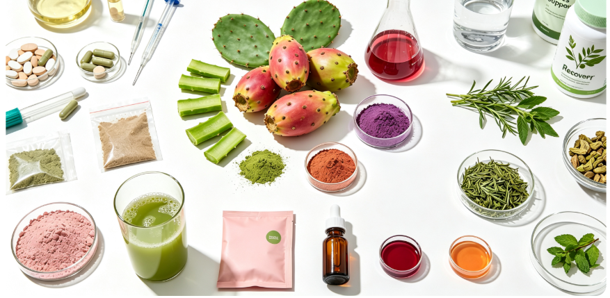 Prickly Pear Cactus Extract multiple application scenes
