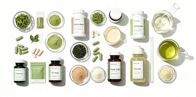 Green Tea Extract L-Theanine multiple application scenes