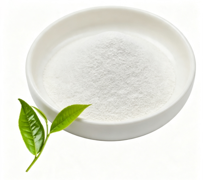 Light yellow Green Tea Extract L-Theanine fine powder detail